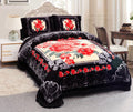 Sweet Dream Cloudy 4pcs Bed-Set - Jet Black
