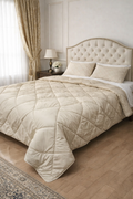 Premium Ultra-Soft Quilted Comforter - Ivory Cream