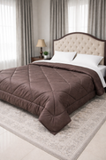 Premium Ultra-Soft Quilted Comforter - Chocolate Brown