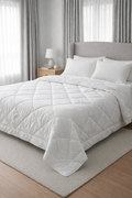 Premium Ultra-Soft Quilted Comforter 1pc - Pure White