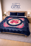 Climax Cloudy Bed Blanket - Classic Navy