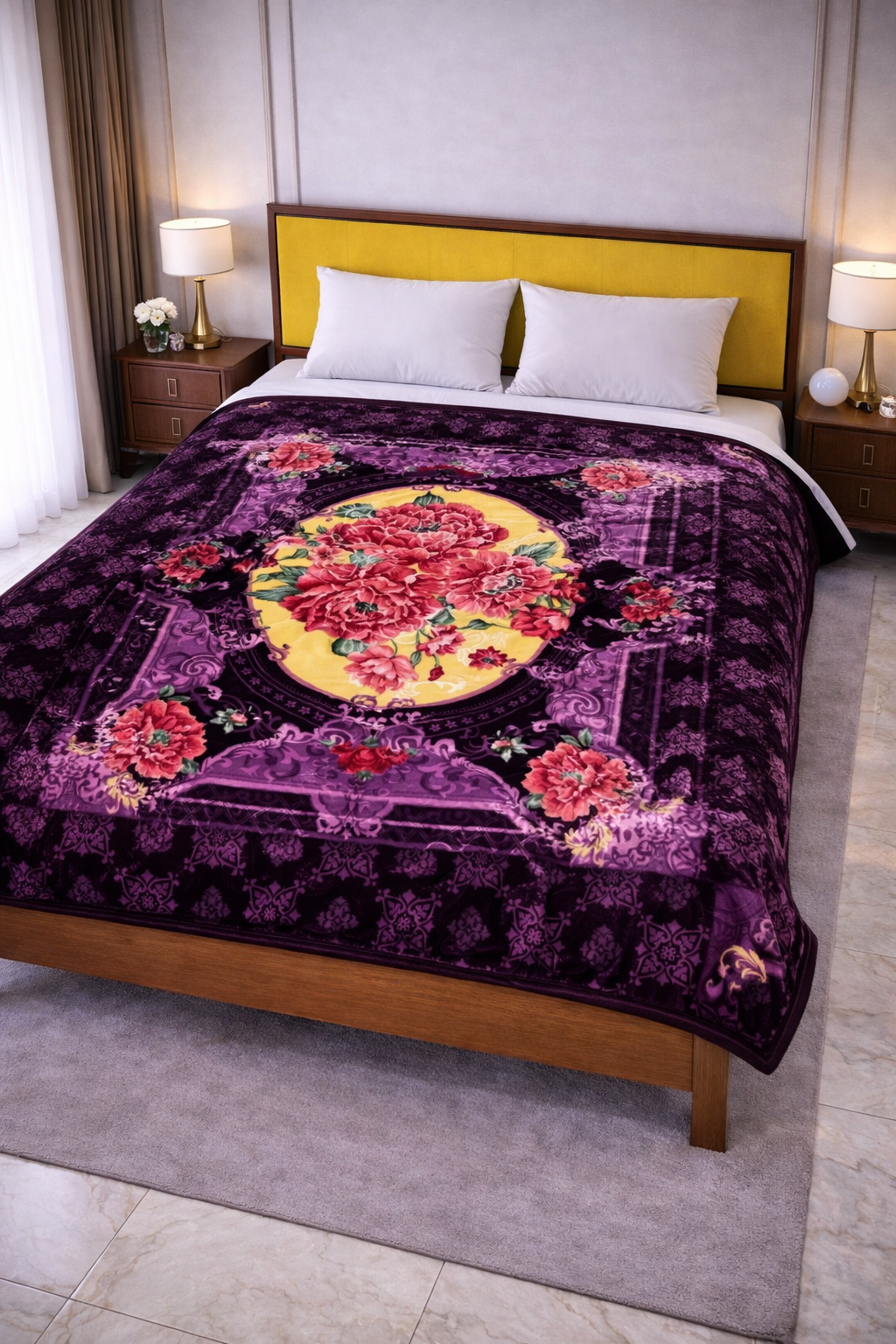 7.3Kg Boom-Plus King Bed Blanket - Purple