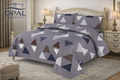 Micro Cotton 4-Piece Comforter Set - Modern Geometric