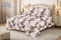 Micro Cotton 4-Piece Comforter Set - Palm Leaf Print