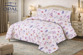 Micro Cotton 4-Piece Comforter Set - White Garden Floral