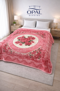 Climax Cloudy Bed Blanket - Blush Pink