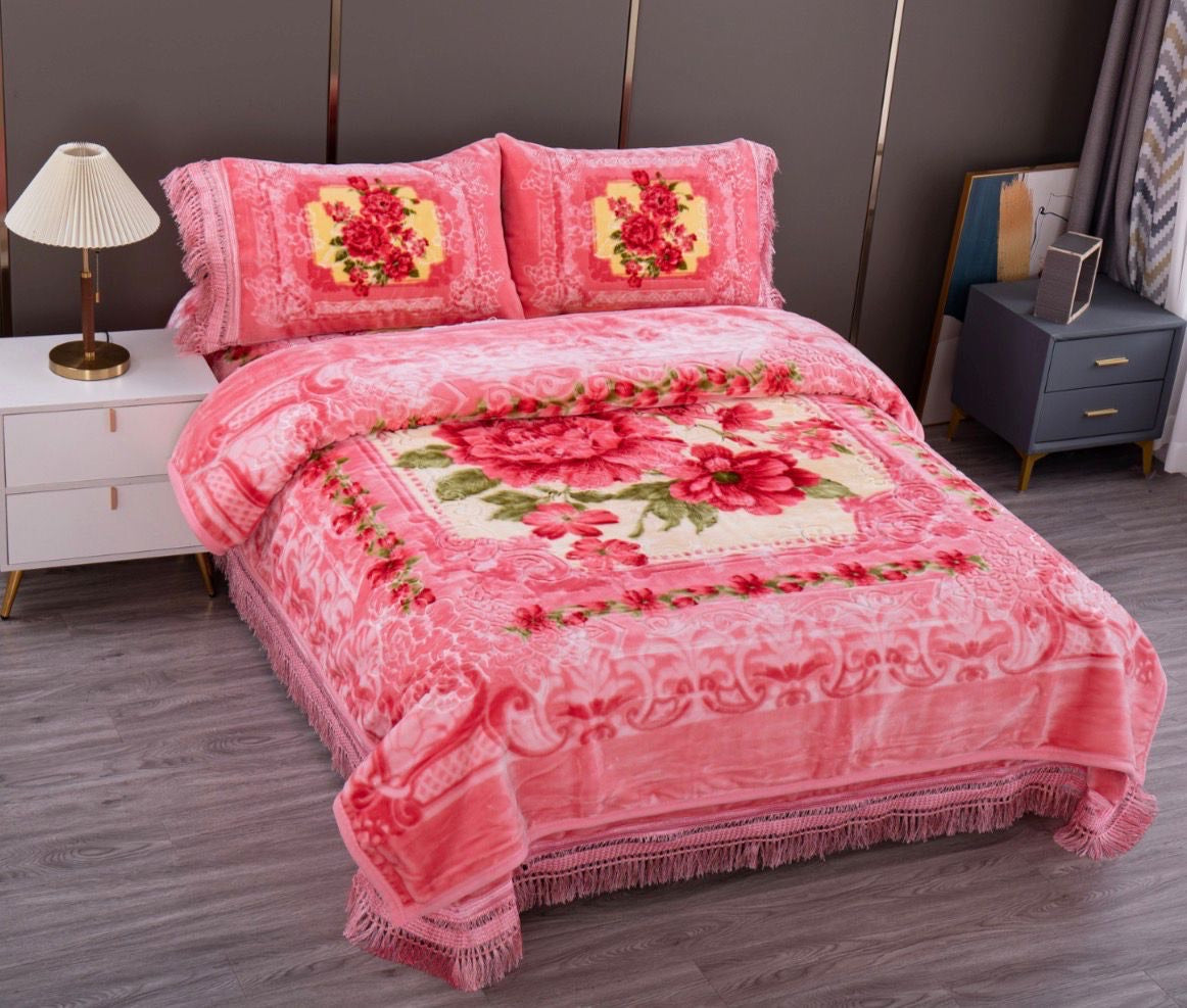 Sweet Dream Cloudy 4pcs Bed-Set - Pink