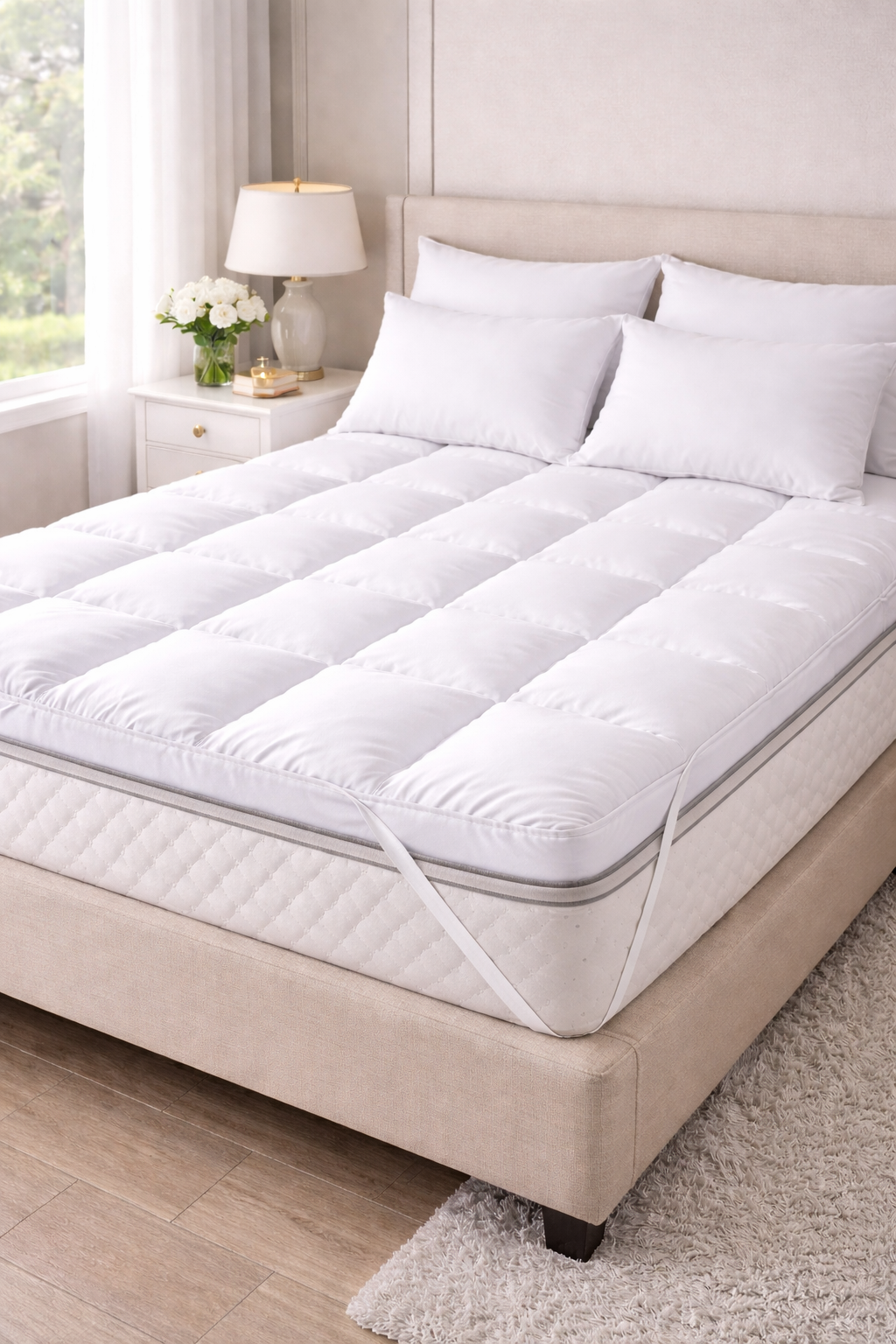 Premium Quilted Mattress Topper - 180*200 CMS