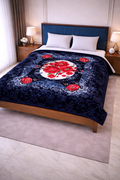 Touch-Me Bed Blanket - Navy Blue